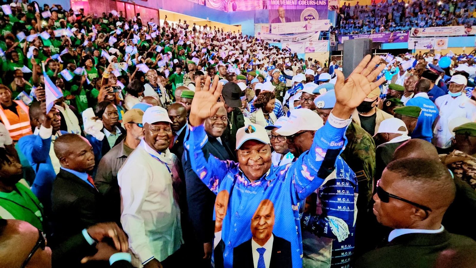 2e Congrès du MCU : Faustin Archange Touadéra investi candidat à la présidentielle de 2025